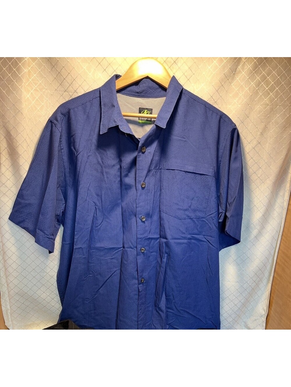 Mens NordicTrack  Shirt Blue Size XL  Button Up